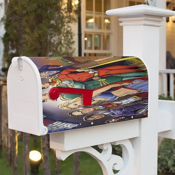 The Big Bang Theory Cartoon Wallpaper Magnetic Mailbox Cover 18" X 21" Outdoor Decor