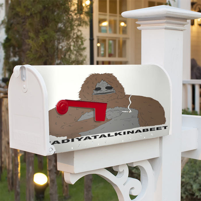 The Big Lez Show Sassy The Sasquatch Magnetic Mailbox Cover 18" X 21" Outdoor Decor