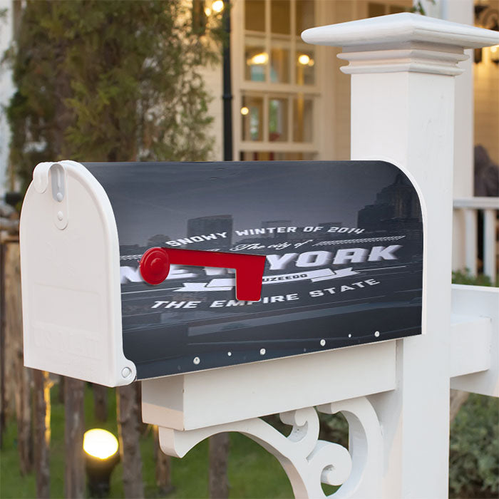 The City Of New York Magnetic Mailbox Cover 18" X 21" Outdoor Decor