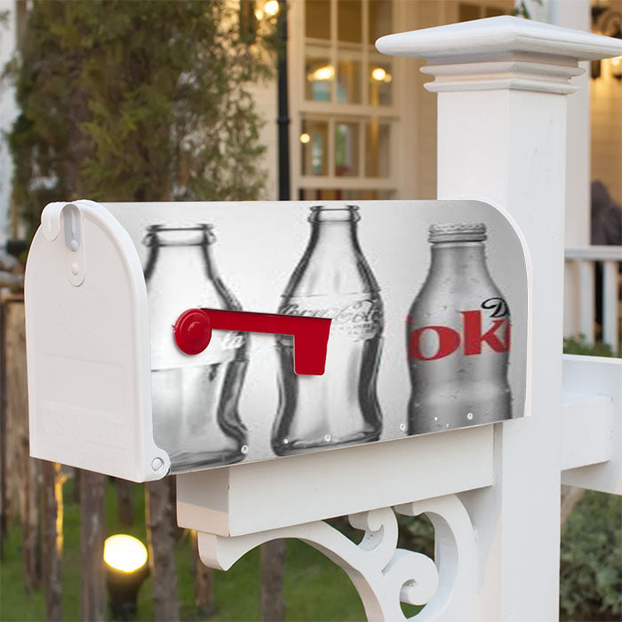 The Evolution Of Coke Coca Cola Magnetic Mailbox Cover 18" X 21" Outdoor Decor