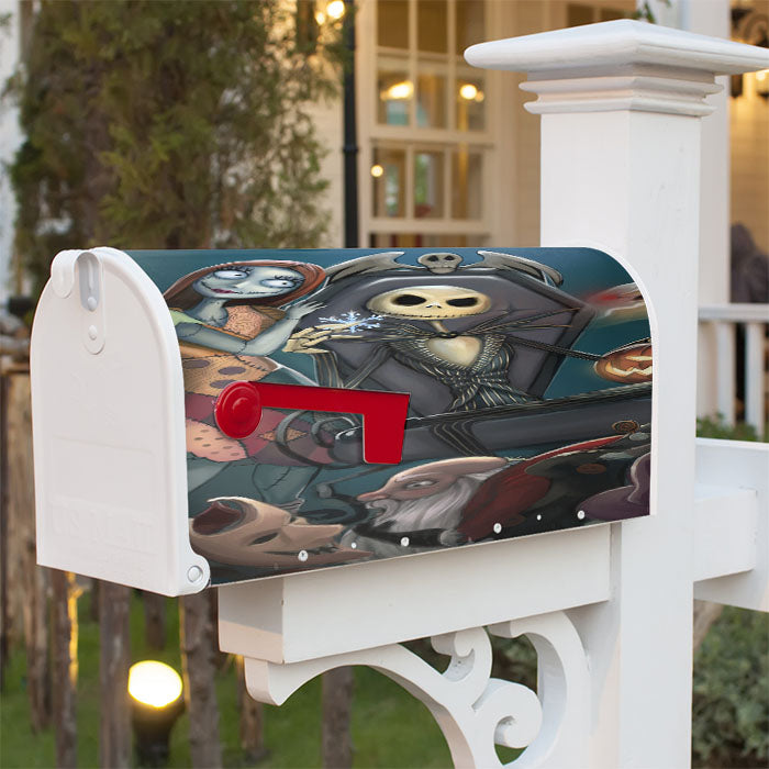 The Nightmare Before Christmas Disney 2 Magnetic Mailbox Cover 18" X 21" Outdoor Decor