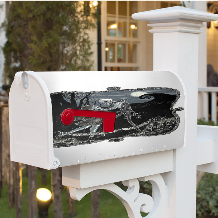 The Nightmare Before Christmas Frame Magnetic Mailbox Cover 18" X 21" Outdoor Decor