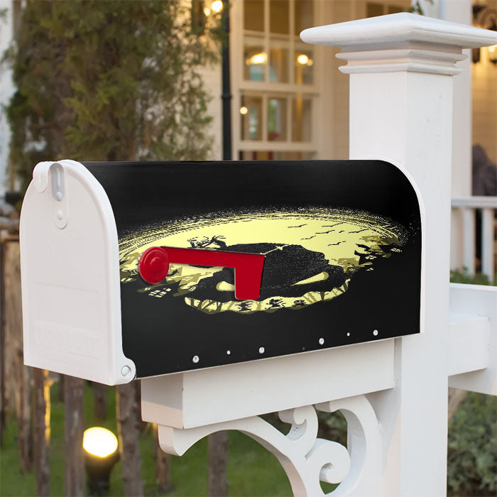 The Nightmare Before Christmas Halloween Magnetic Mailbox Cover 18" X 21" Outdoor Decor