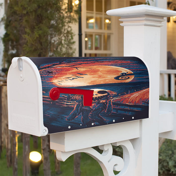 The Scream Nightmare Before Christmas Magnetic Mailbox Cover 18" X 21" Outdoor Decor