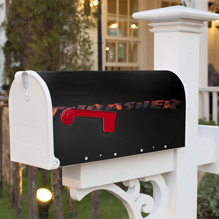 Thrasher Tree Fire Magnetic Mailbox Cover 18" X 21" Outdoor Decor