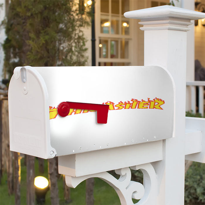 Thrasher White Magnetic Mailbox Cover 18" X 21" Outdoor Decor