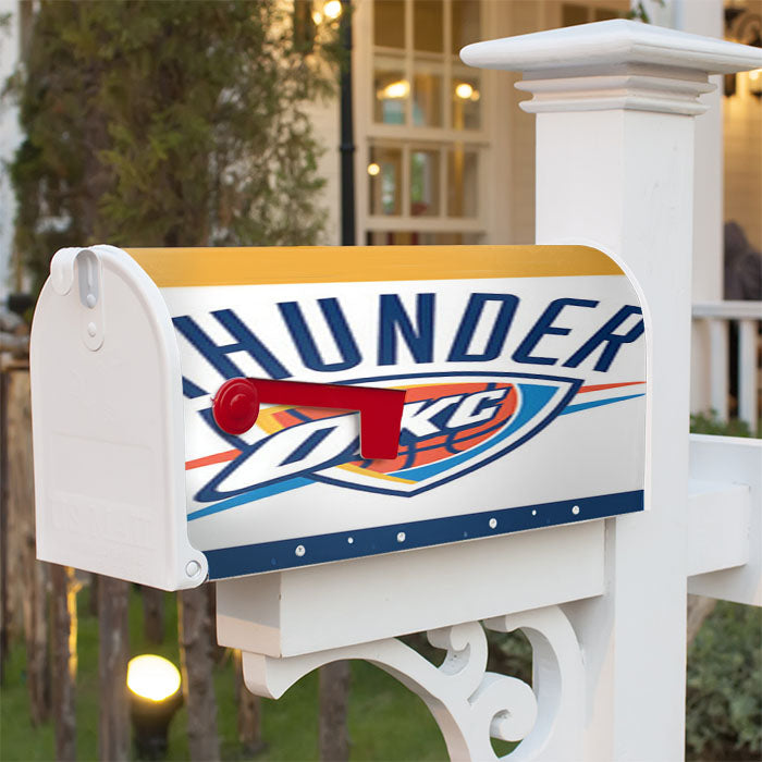 Thunder Okc Magnetic Mailbox Cover 18" X 21" Outdoor Decor