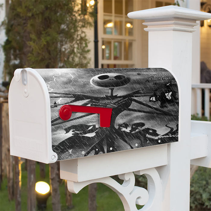 Tim Burtons The Nightmare Before Christmas Magnetic Mailbox Cover 18" X 21" Outdoor Decor