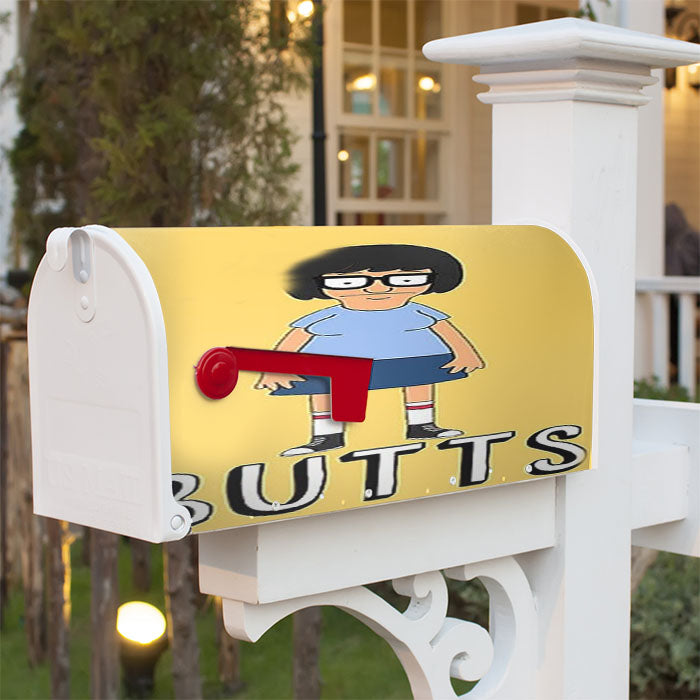 Tina Bobs Burgers Butts Magnetic Mailbox Cover 18" X 21" Outdoor Decor