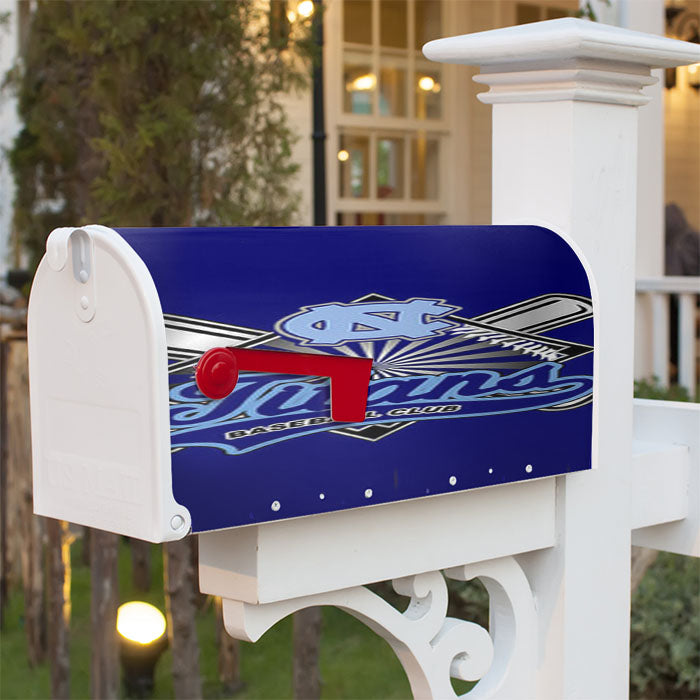Titans Baseball Logo Blue Magnetic Mailbox Cover 18" X 21" Outdoor Decor