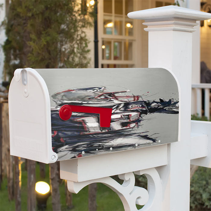 Tom Brady Sketch Magnetic Mailbox Cover 18" X 21" Outdoor Decor