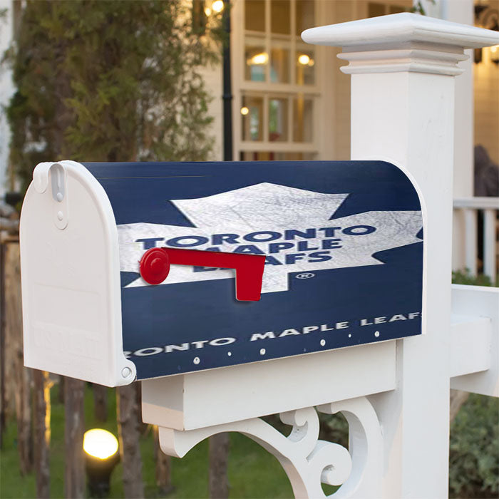 Toronto Maple Leafs Distressed Magnetic Mailbox Cover 18" X 21" Outdoor Decor
