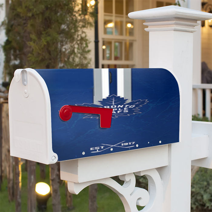 Toronto Maple Leafs Est 1917 Magnetic Mailbox Cover 18" X 21" Outdoor Decor