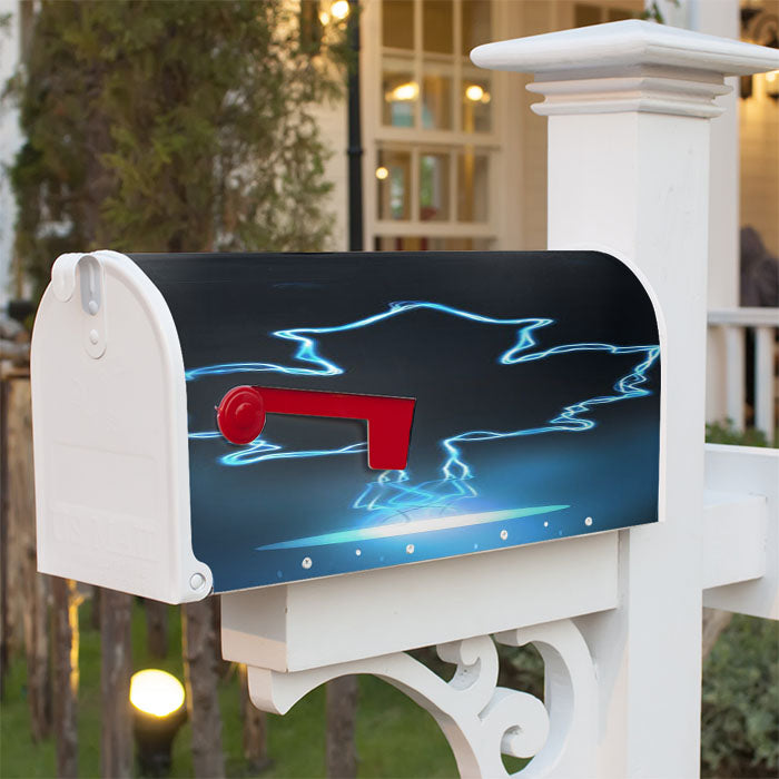 Toronto Maple Leafs Neon Magnetic Mailbox Cover 18" X 21" Outdoor Decor