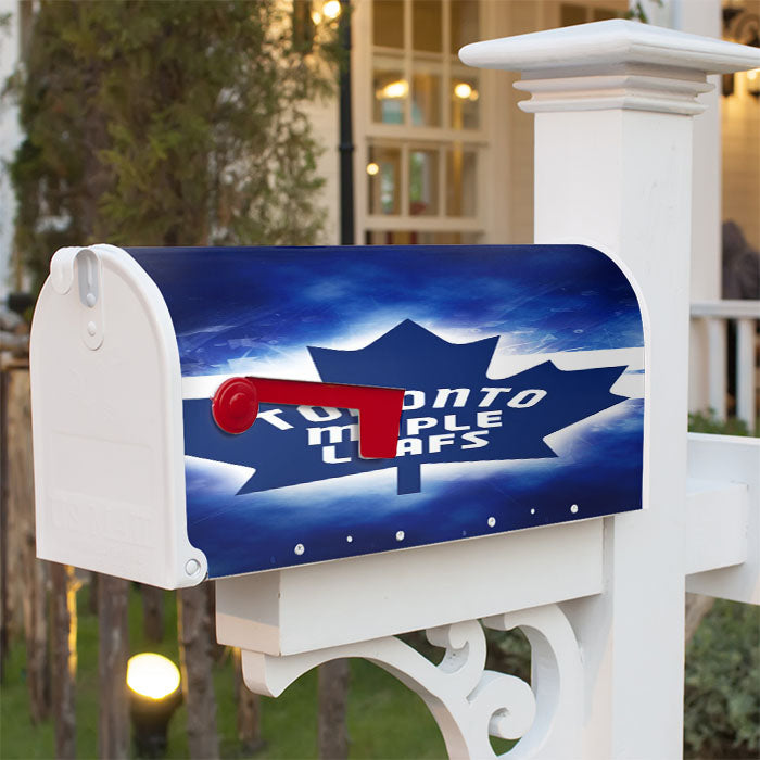 Toronto Maple Leafs Nhl Ice Hokey Leafs Magnetic Mailbox Cover 18" X 21" Outdoor Decor