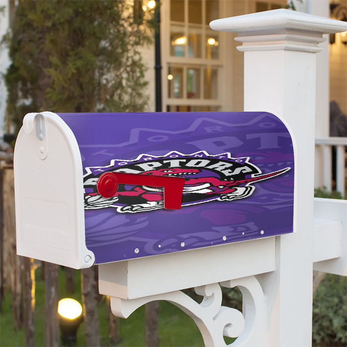 Toronto Raptors Basket Ball Magnetic Mailbox Cover 18" X 21" Outdoor Decor