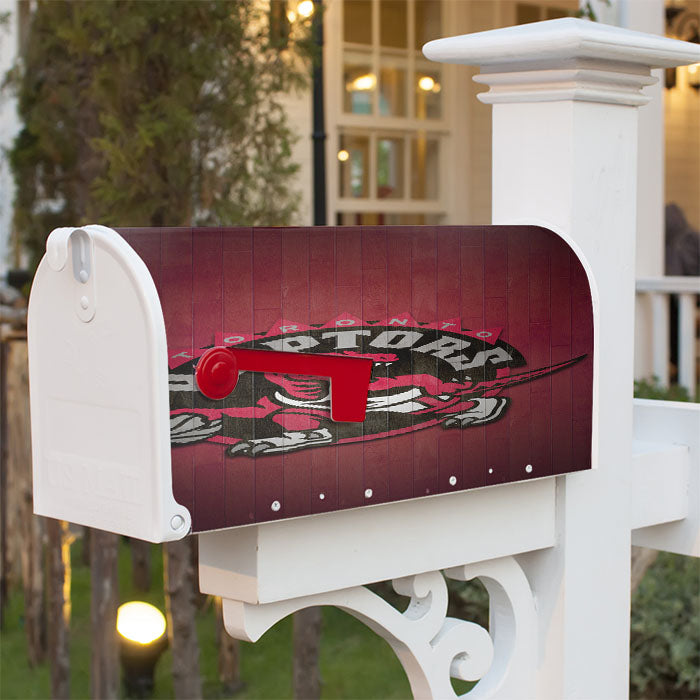 Toronto Raptors Red Emblem Magnetic Mailbox Cover 18" X 21" Outdoor Decor