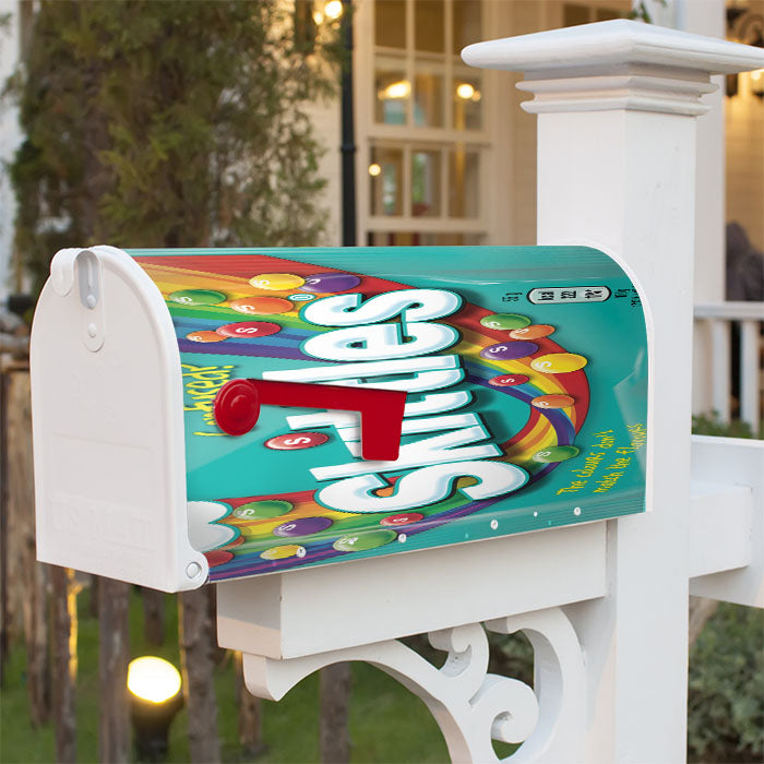 Tosca Confused Skittles Candy Magnetic Mailbox Cover 18" X 21" Outdoor Decor