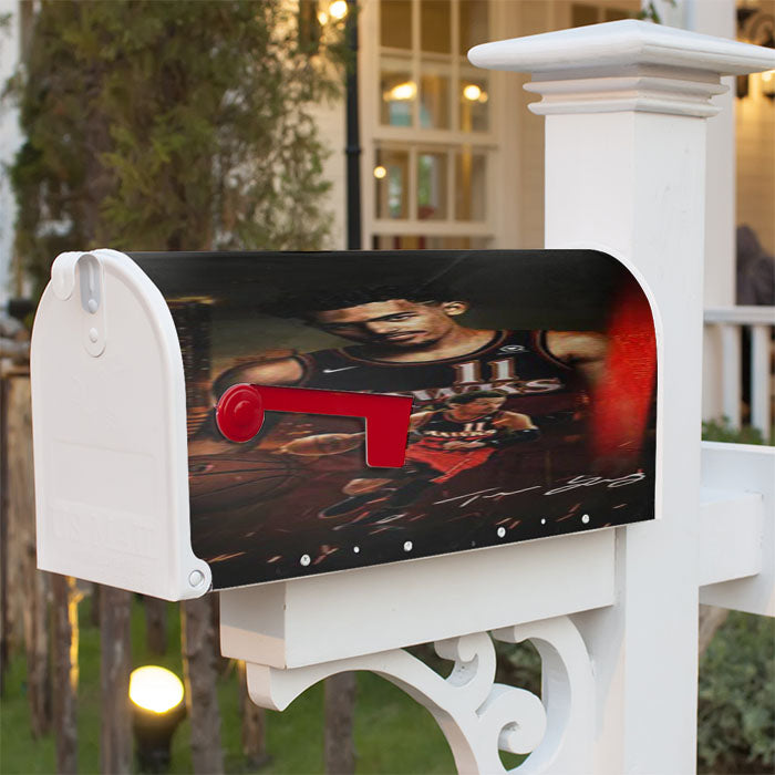 Trea Young Signature Atlanta Hawks Magnetic Mailbox Cover 18" X 21" Outdoor Decor