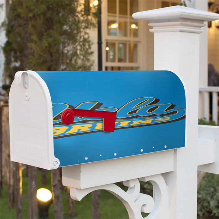 Ucla Bruins Logo Blue Magnetic Mailbox Cover 18" X 21" Outdoor Decor