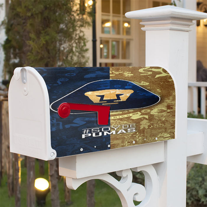 Unam Central Library Magnetic Mailbox Cover 18" X 21" Outdoor Decor