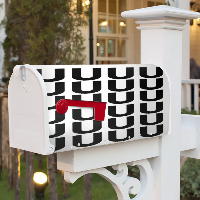 Uniqlo Doodle U Magnetic Mailbox Cover 18" X 21" Outdoor Decor