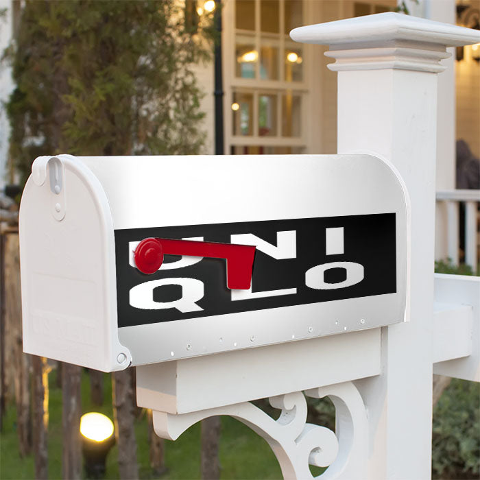 Uniqlo Logo Black Magnetic Mailbox Cover 18" X 21" Outdoor Decor