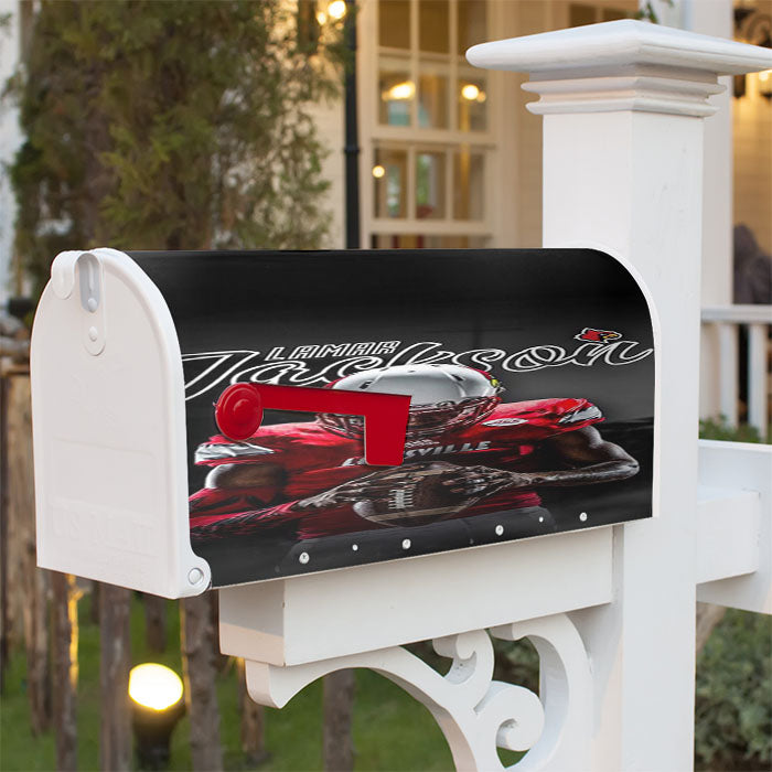 University Of Louisville Lamar Jackson Magnetic Mailbox Cover 18" X 21" Outdoor Decor