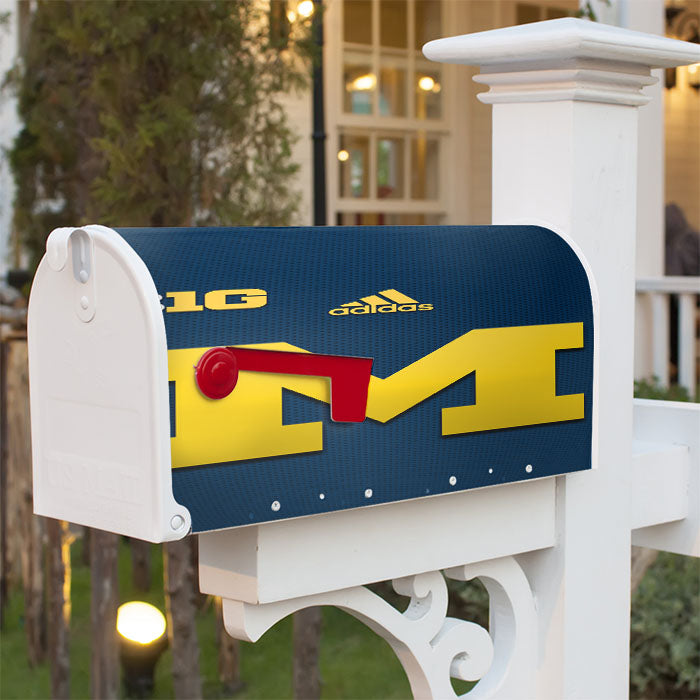 University Of Michigan Medical School Logo With Adidas Magnetic Mailbox Cover 18" X 21" Outdoor Decor