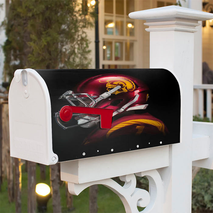 Usc Trojans Logo 2 Magnetic Mailbox Cover 18" X 21" Outdoor Decor
