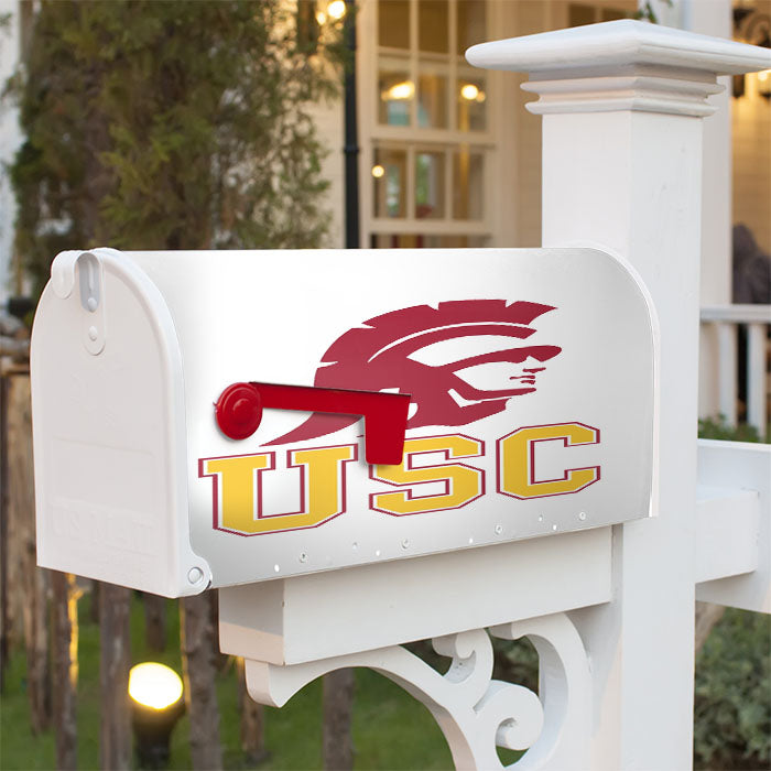 Usc Trojans New Magnetic Mailbox Cover 18" X 21" Outdoor Decor