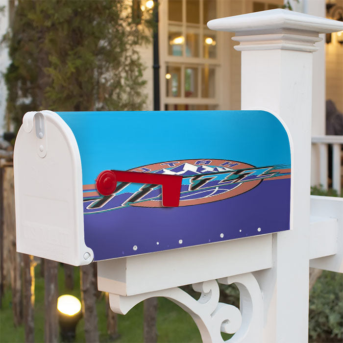 Utah Jazz Basketball Logo Magnetic Mailbox Cover 18" X 21" Outdoor Decor