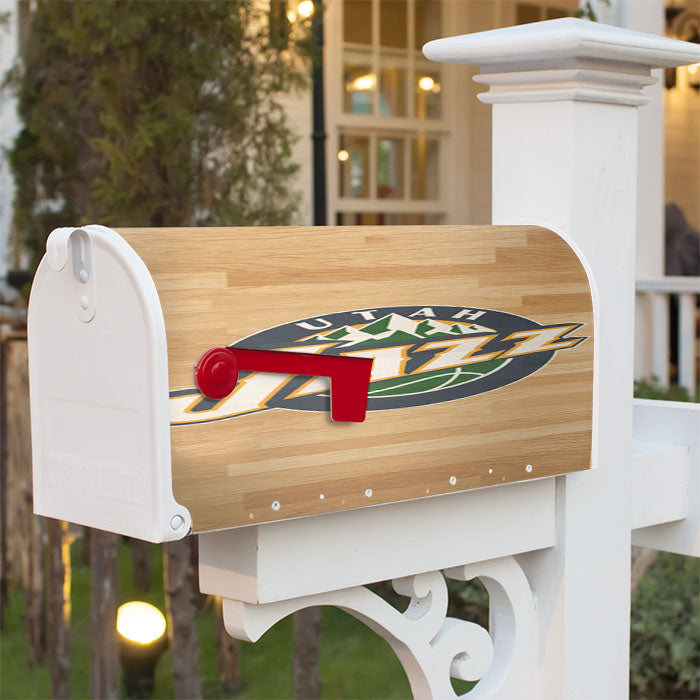 Utah Jazz Nba Magnetic Mailbox Cover 18" X 21" Outdoor Decor