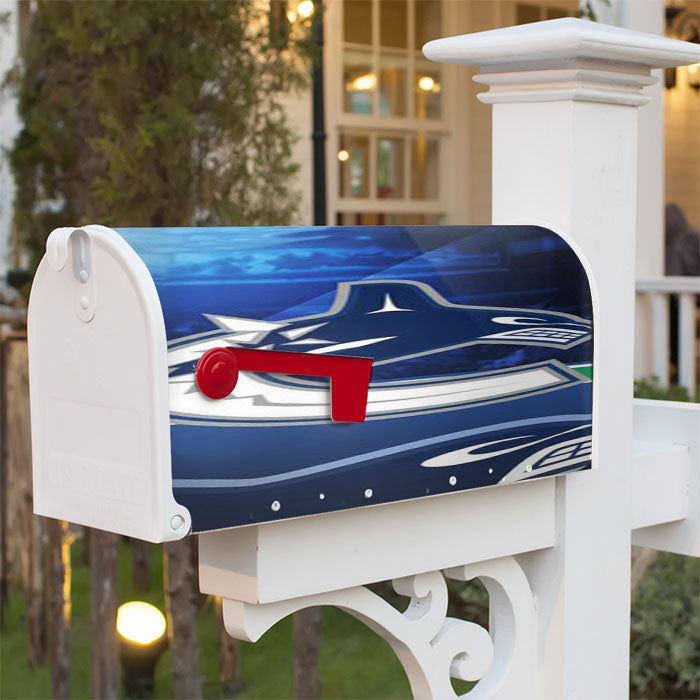 Vancouver Canucks Nhl Sport Logo Magnetic Mailbox Cover 18" X 21" Outdoor Decor