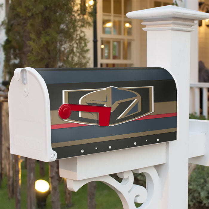 Vegas Golden Knight Logo 2 Magnetic Mailbox Cover 18" X 21" Outdoor Decor