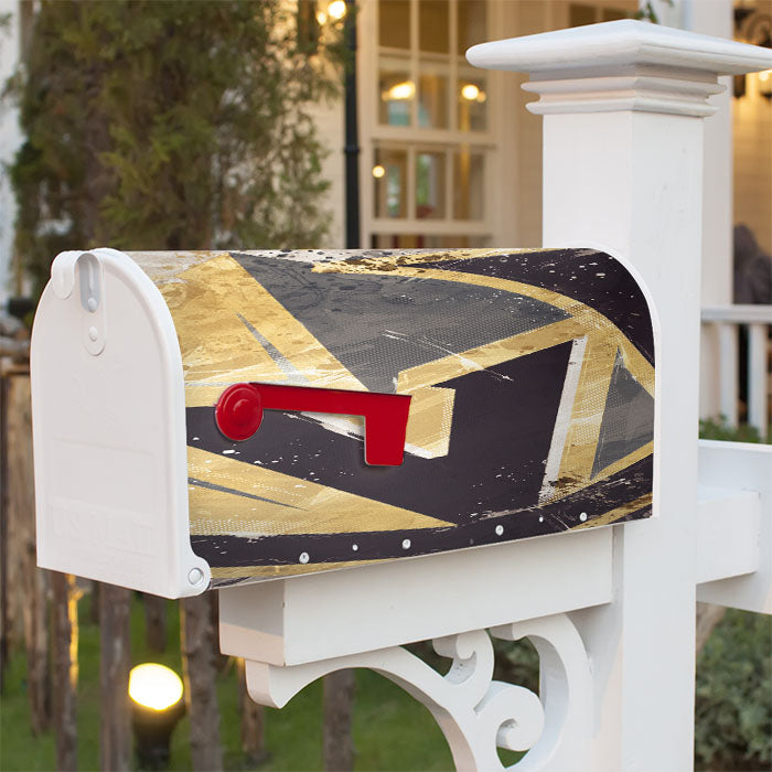 Vegas Golden Knights Art Logo Magnetic Mailbox Cover 18" X 21" Outdoor Decor