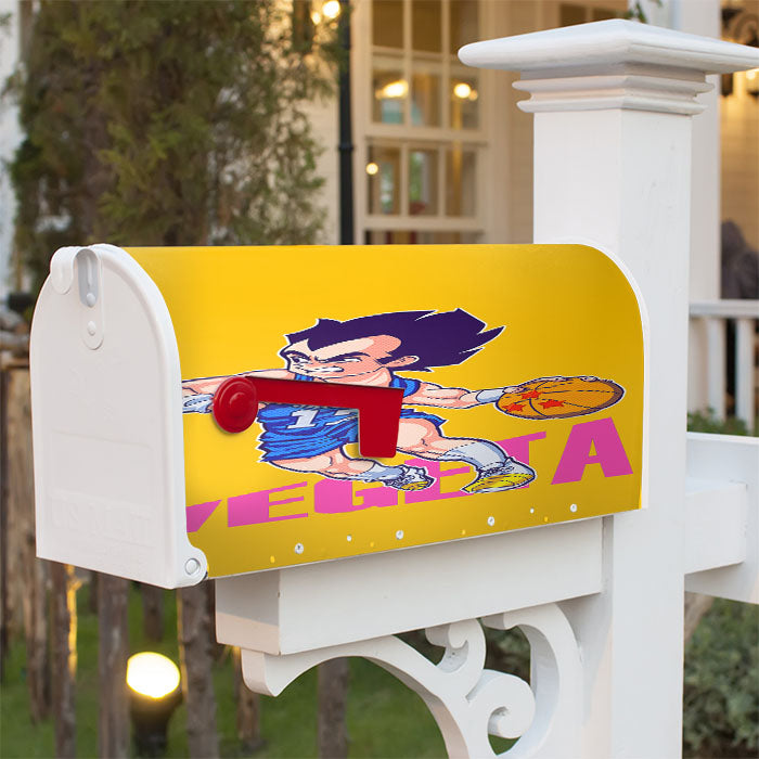 Vegeta Nba Basket Magnetic Mailbox Cover 18" X 21" Outdoor Decor