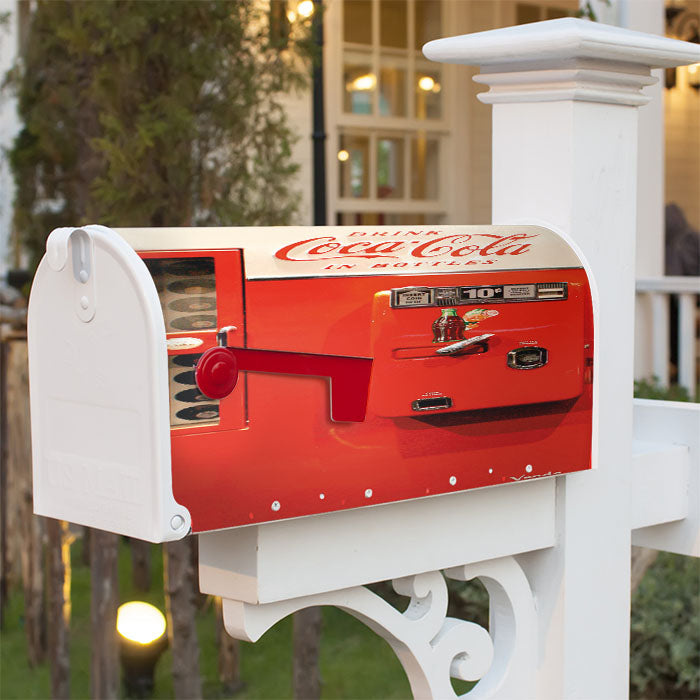 Vendo 81 Coca Cola Machine Magnetic Mailbox Cover 18" X 21" Outdoor Decor