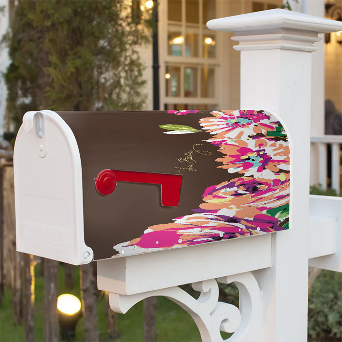 Vera Bradley Elegant Paisley Magnetic Mailbox Cover 18" X 21" Outdoor Decor