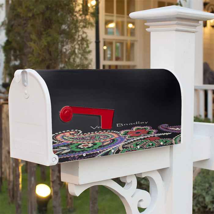 Vera Bradley Petal Paisley Design Magnetic Mailbox Cover 18" X 21" Outdoor Decor