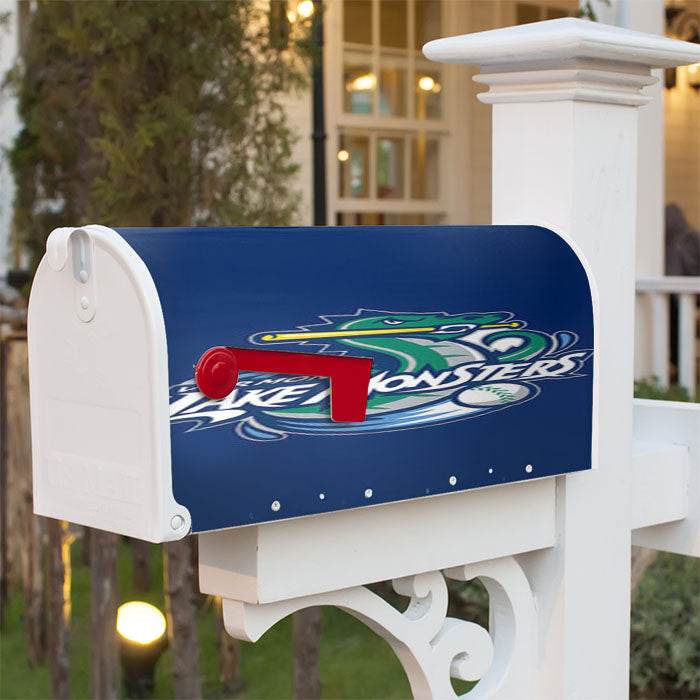 Vermont Lake Monsters Baseball Blue Magnetic Mailbox Cover 18" X 21" Outdoor Decor