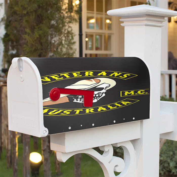 Veterans M C Australia Magnetic Mailbox Cover 18" X 21" Outdoor Decor
