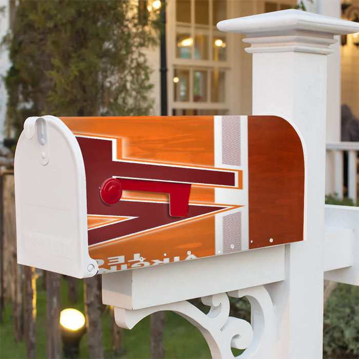 Virginia Tech Logo Magnetic Mailbox Cover 18" X 21" Outdoor Decor