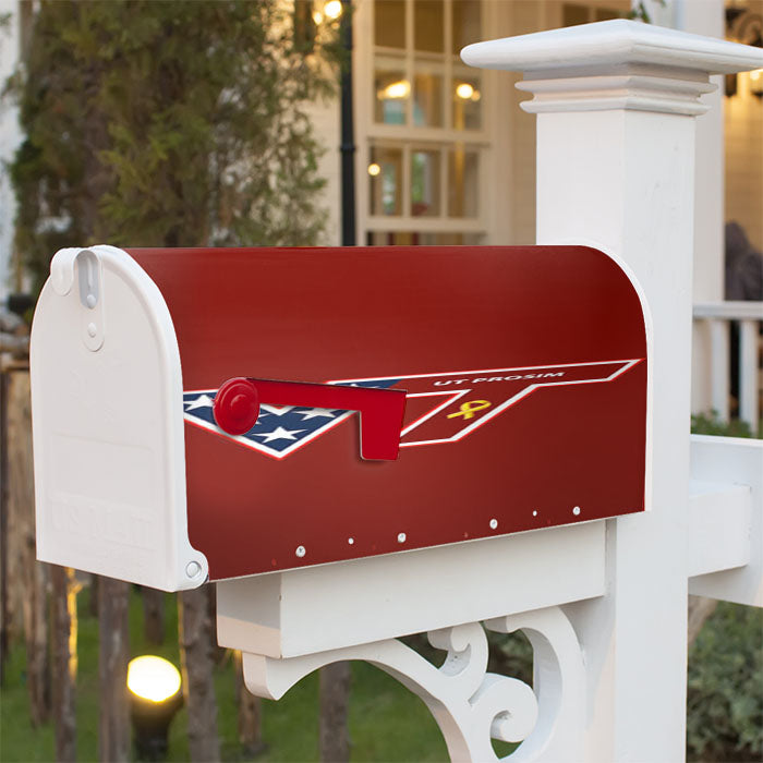 Virginia Tech Red Magnetic Mailbox Cover 18" X 21" Outdoor Decor