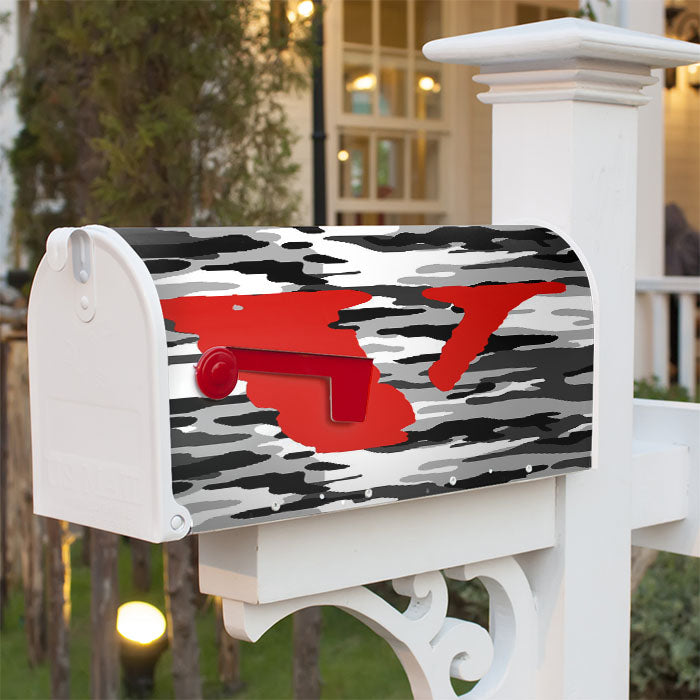 Vlone Camo Ash Magnetic Mailbox Cover 18" X 21" Outdoor Decor