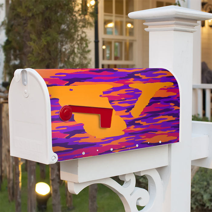 Vlone Hype Camouflage Wallpaper Magnetic Mailbox Cover 18" X 21" Outdoor Decor
