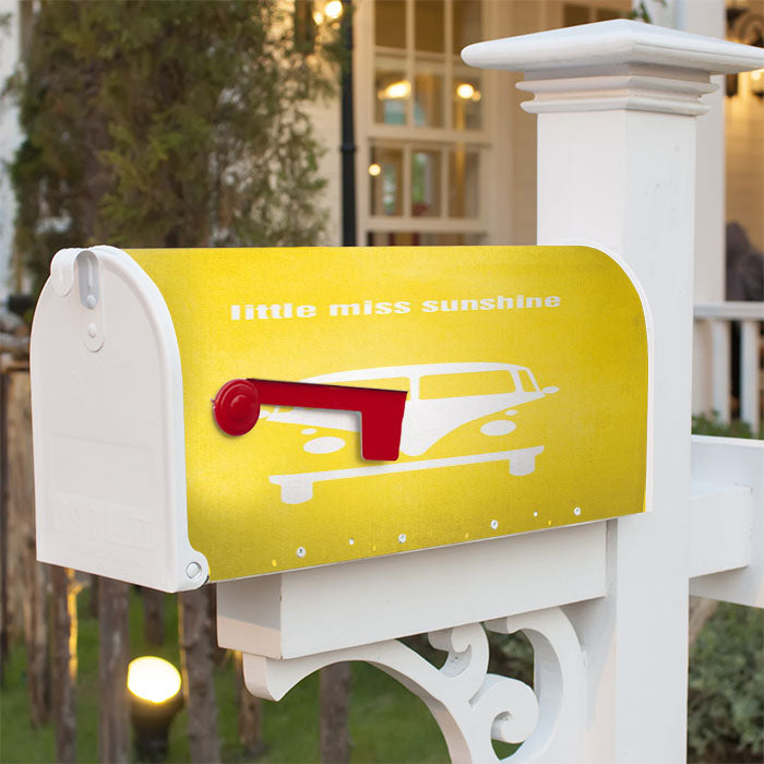 Volkswagen Yellow Magnetic Mailbox Cover 18" X 21" Outdoor Decor