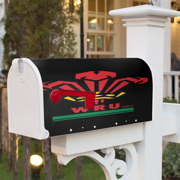 Wales Rugby Magnetic Mailbox Cover 18" X 21" Outdoor Decor