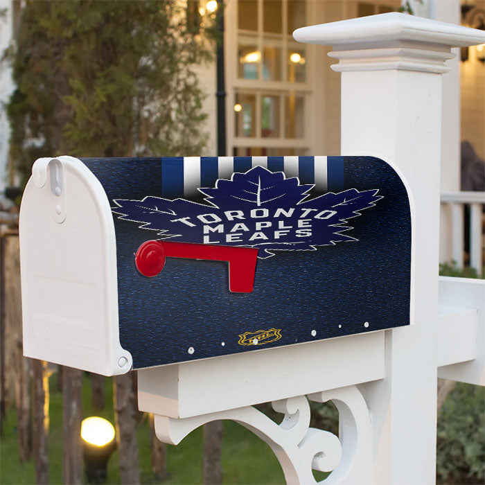 Wallpaper Sport Logo Nhl Hockey Toronto Maple Leafs Magnetic Mailbox Cover 18" X 21" Outdoor Decor