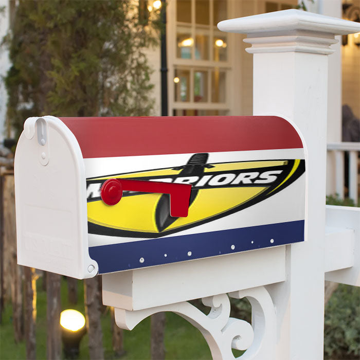 Warriors Magnetic Mailbox Cover 18" X 21" Outdoor Decor